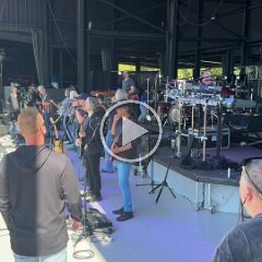 Sound check for Carry On Wayward Son